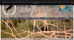 Desktop Screenshot of cicho-sza.com.pl
